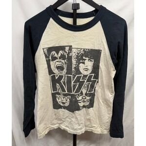 Vintage RARE 2003 KISS Catalogs HTF Graphic‎ Concert Retro Long Sleeve Band Tee